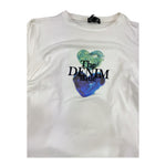 CECYLE shirt girocollo tinta unita con stampa in contrasto Bianco per Bambina BY1904 BIANCO CECYLE 