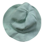 I Delfi Cappello Tinta Unita con Ricamo per Neonata 25P5149 VERDE I DELFI 