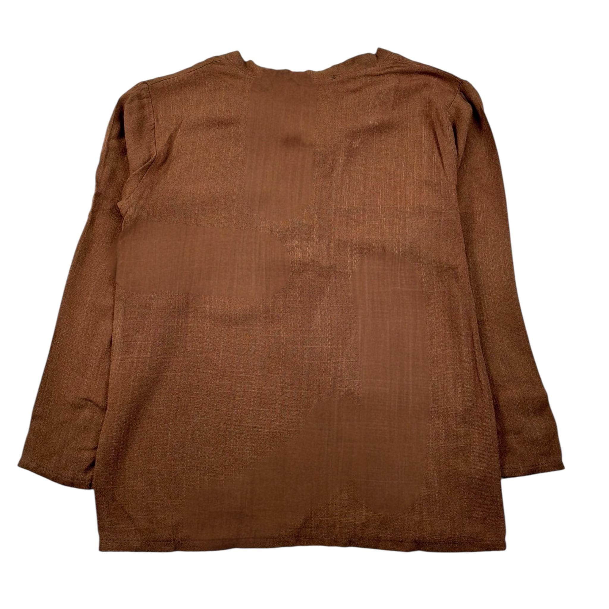 Louis Dieudonne' Camicia Manica Lunga Tinta Unita per Neonato LDTS04N MARRONE LOUIS DIEUDONNE' 