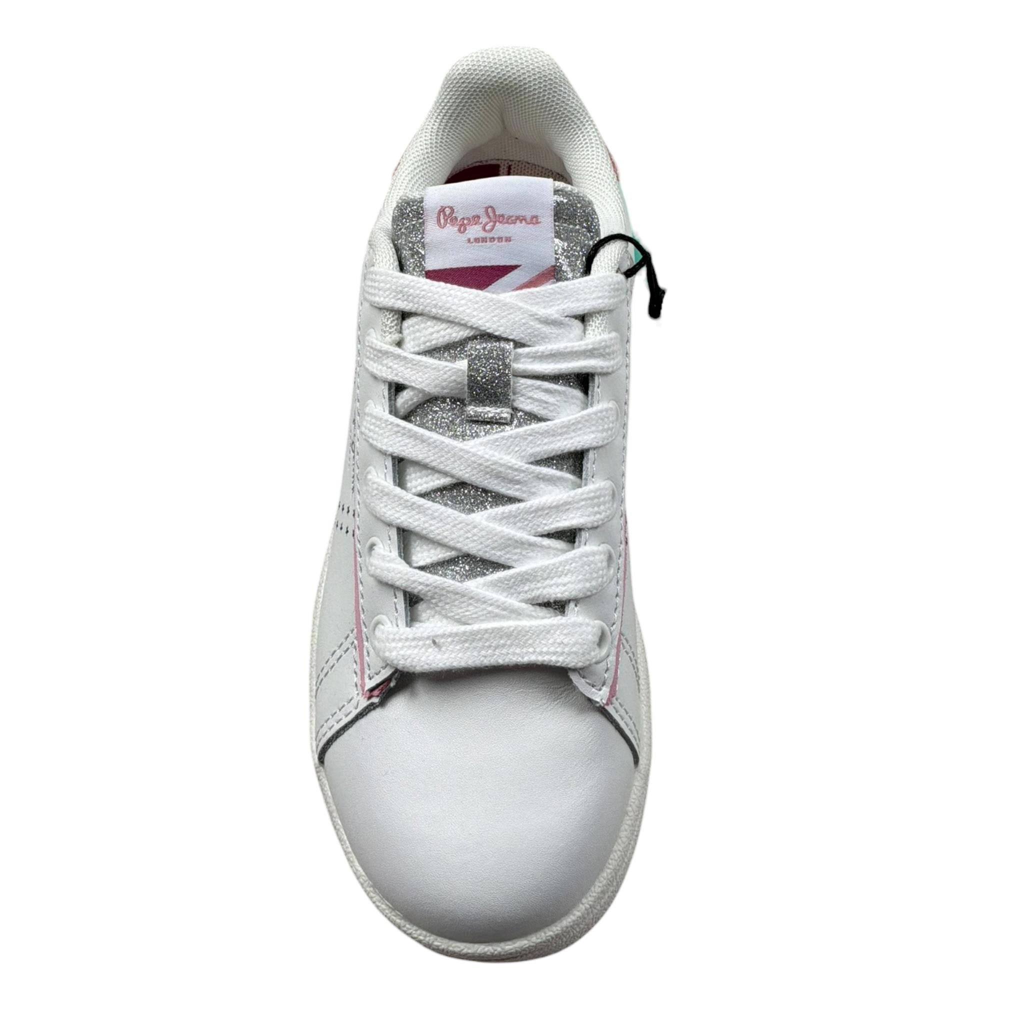 Pepe Feamo Sneakers Tinta Unita con Lacci per Bambino PGS30600 BIANCO PEPE FEAMO 