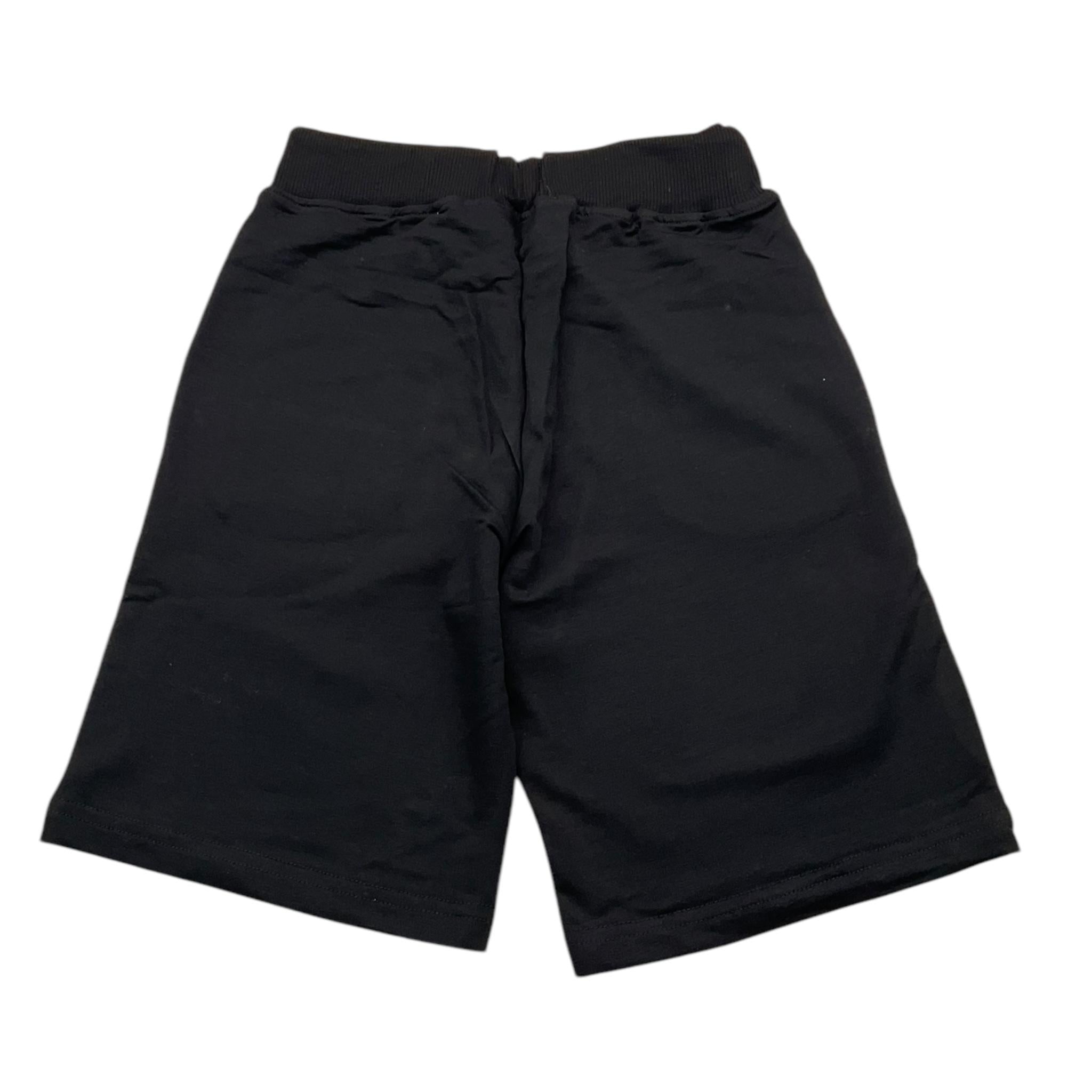 Zu+Elements Bermuda In Tuta Tinta Unita Con Stampa Nero Per Bambino ZU1610 NERO ZU+ELEMENTS 