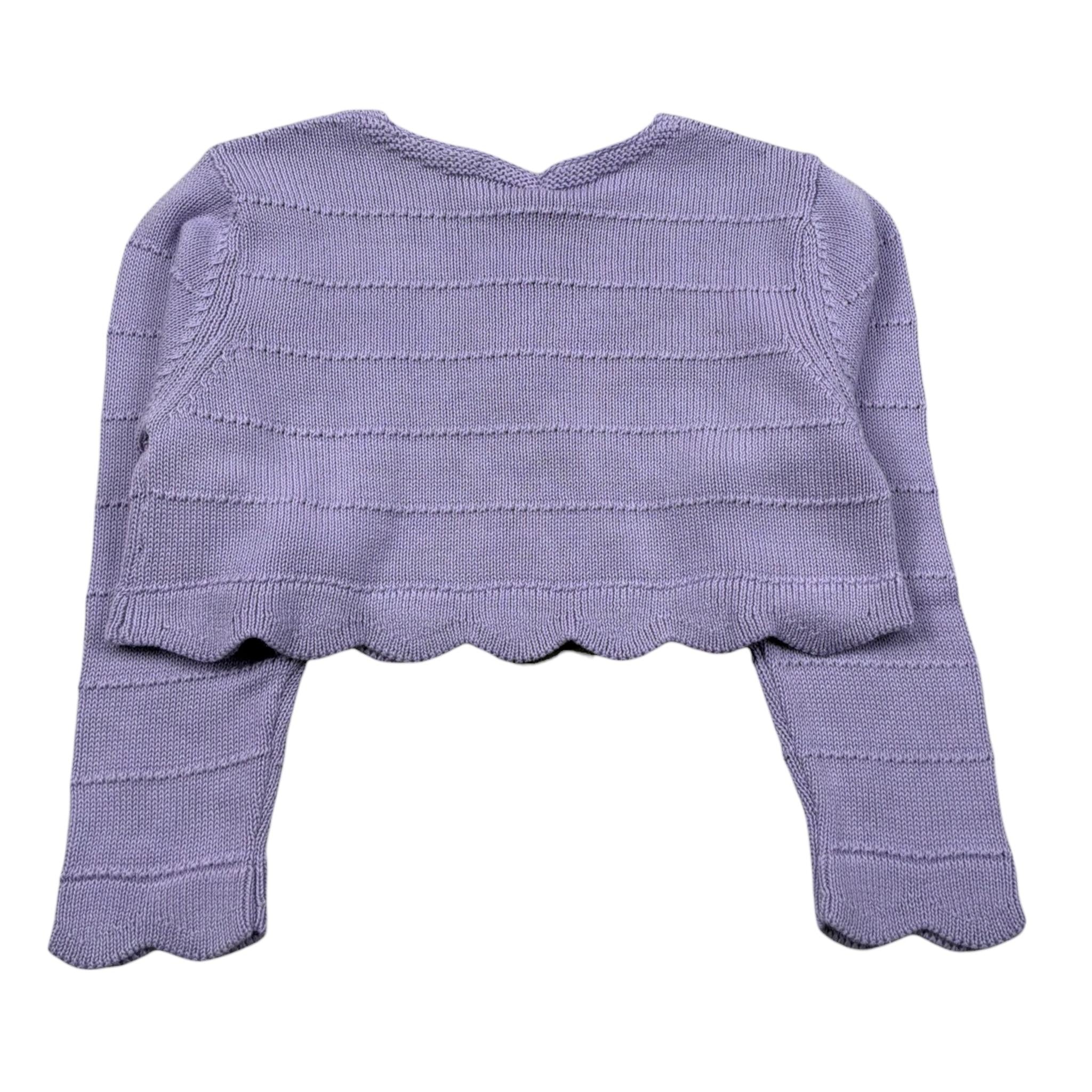 J.O. Milano Coprispalle Tinta Unita con Ricami per Neonata 573X1XX LILLA J.O. MILANO 