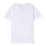 K-Way T-Shirt Girocollo Tinta Unita con Logo per Bambino K4114WWXX BIANCO K-WAY 