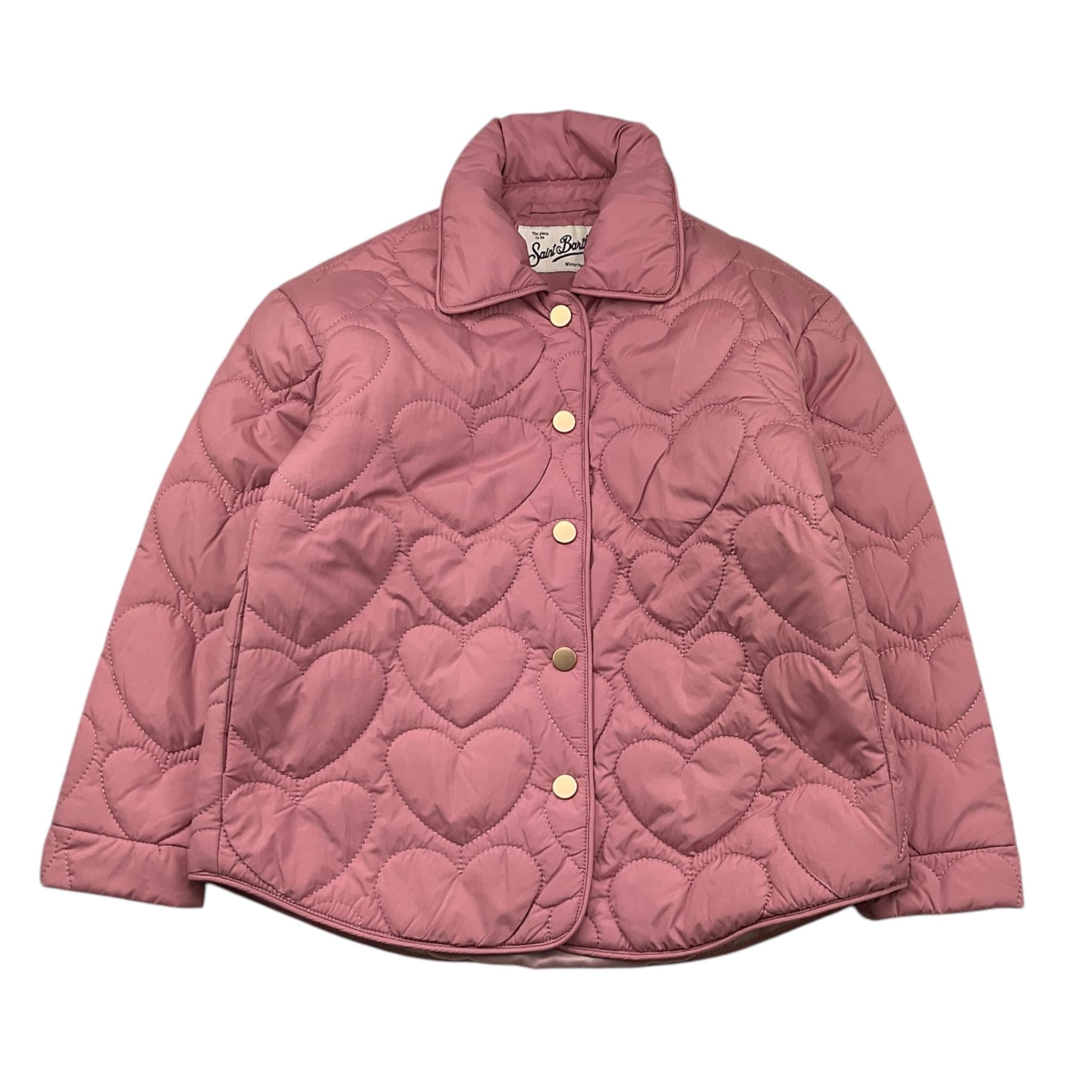 SAINT BARTH giubbino tinta unita con bottoni Rosa per Bambina MAR002 ROSA SAINT BARTH 