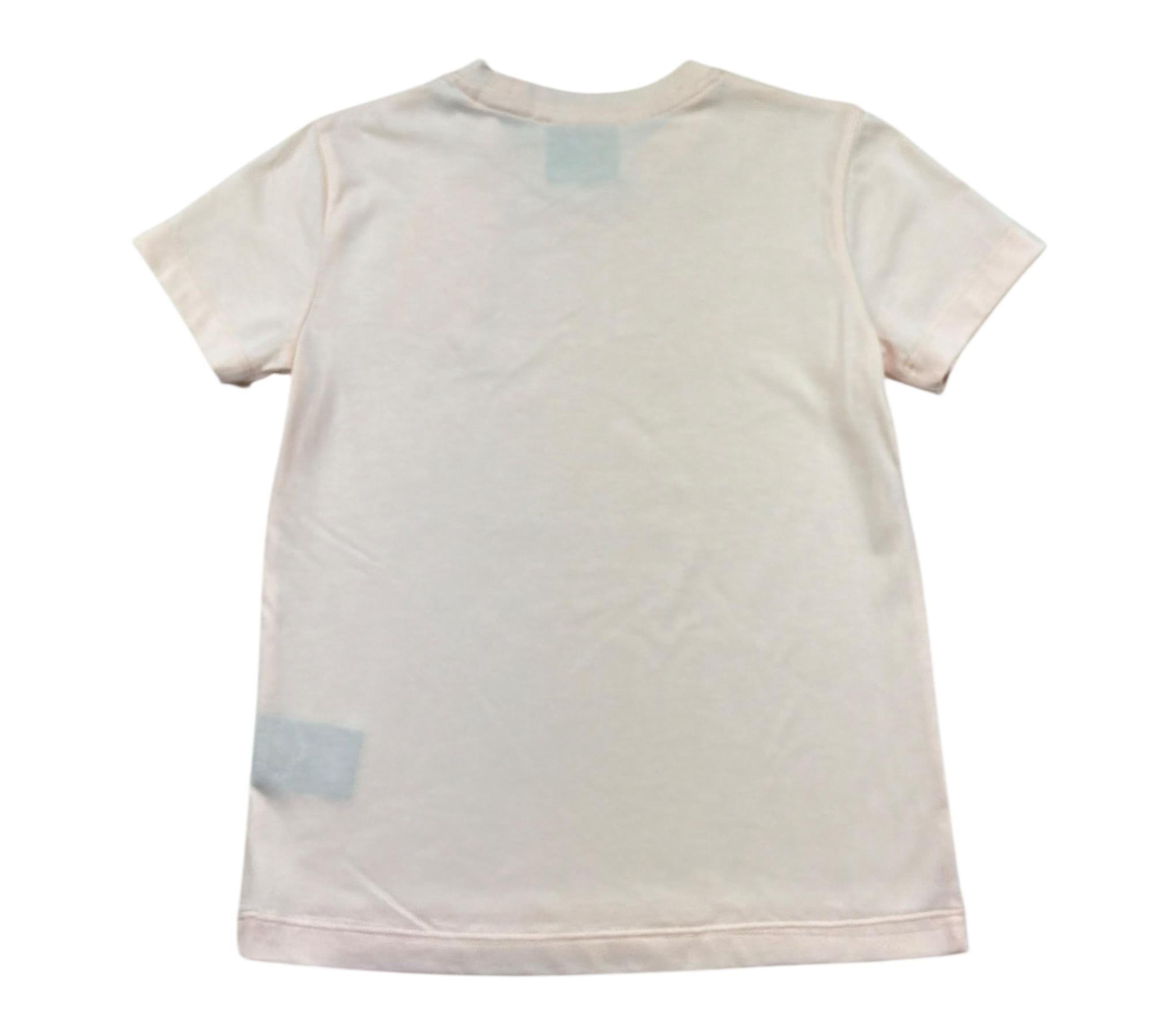 Trussardi T-Shirt Girocollo Tinta Unita con Logo per Bambina TGP26001TS ROSA TRUSSARDI 