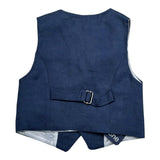 gilet tinta unita con logo JLK002 BLU HARMONT & BLAINE 
