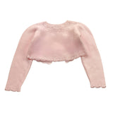 Barcellino Coprispalle Tinta Unita In Filo per Bambina 9678B ROSA BARCELLINO 