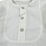 Babyvip Camicia Tinta Unita con Bottoni In Contrasto per Neonato T1345 BIANCO BABYVIP 