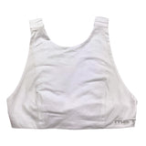 Met Top Tinta Unita con Elastico per Bambina ME162 BIANCO MET 