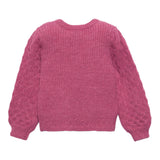 ABEL & LULA maglia girocollo tinta unita Rosa per Bambina 5823 ROSA ABEL & LULA 