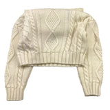 MSGM maglia tinta unita con cappuccio Panna per Bambina F3MSJGP210 PANNA MSGM 