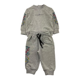 JOHN RICHMOND completo tinta unita 2pz felpa-pantalone Grigia per Neonato RIA25038CF GRIGIO JOHN RICHMOND 