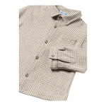 MAYORAL camicia tinta unita con fantasia a quadrettini Beige per Bambino 2186X BEIGE MAYORAL 