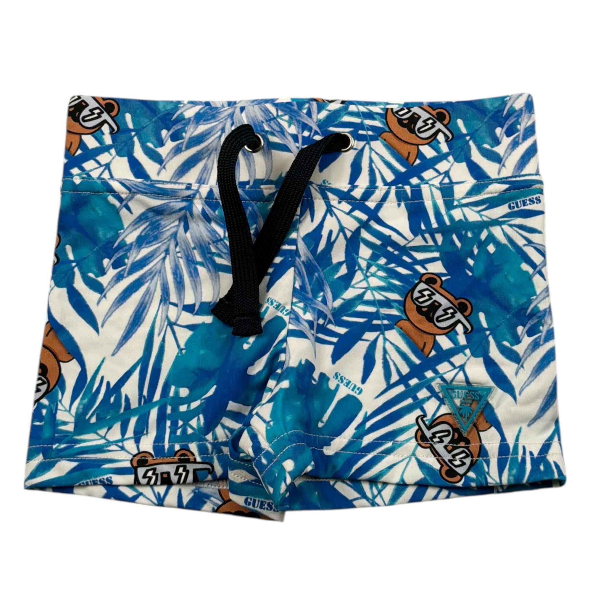 Guess Costume Tinta Unita con Stampa per Neonato I3GZ00LY00JX BIANCO GUESS 