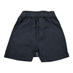 Please Bermida Tinta Unita con Elastico In Vita per Neonato RE82300B71 NERO PLEASE 