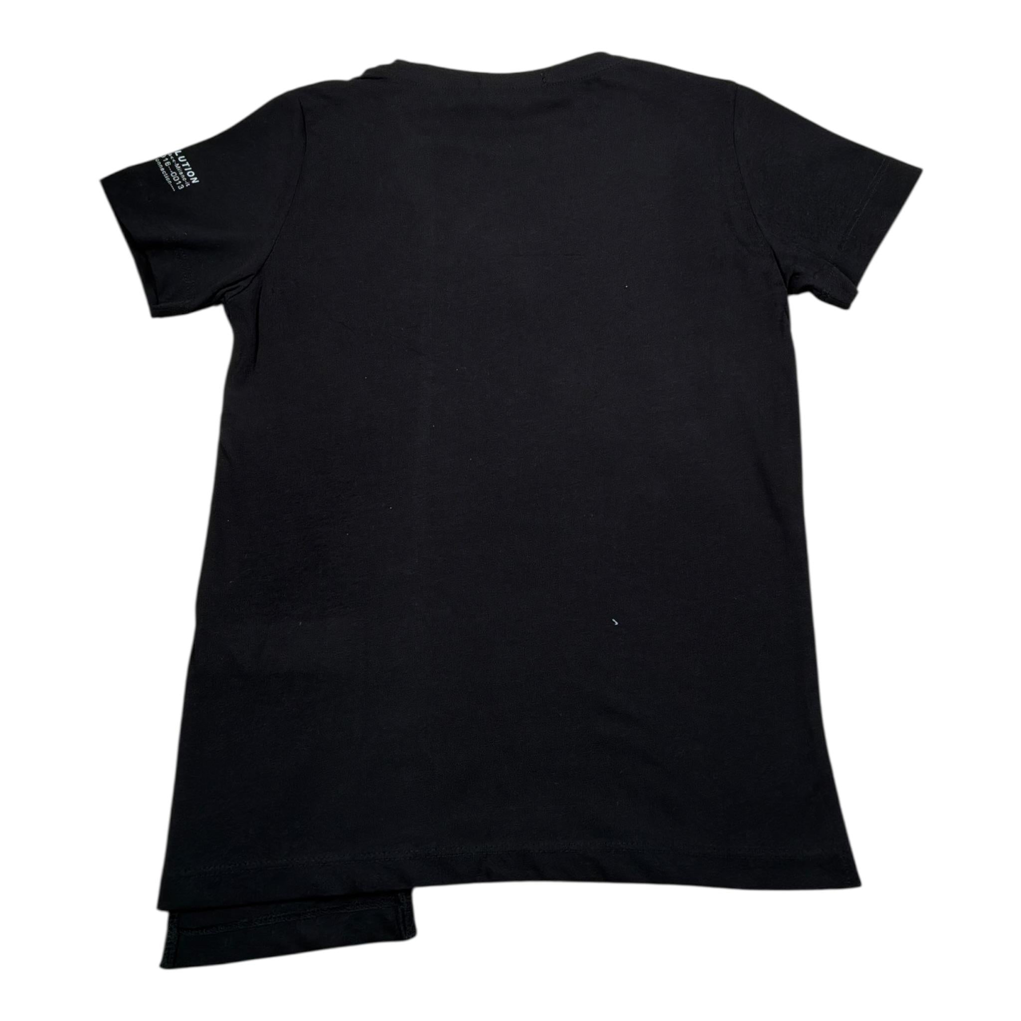 Paolo Pecora T-Shirt tinta unita con Stampa Nero per Bambino PP2235 NERO PAOLO PECORA 