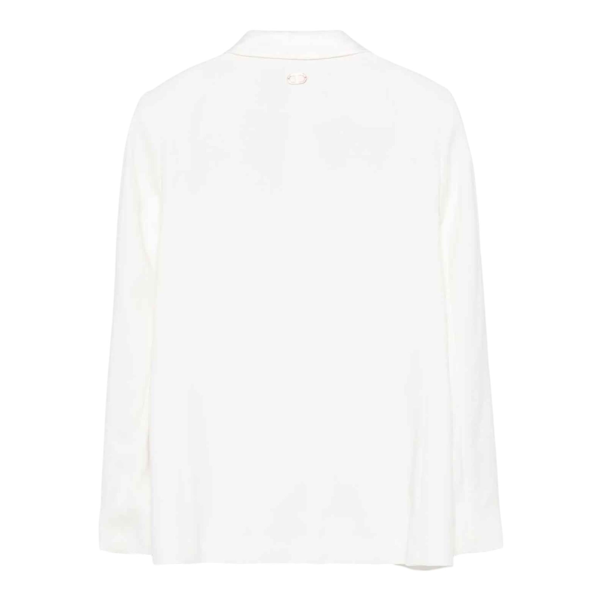 Twinset Giacca Tinta Unita con Bottoni per Bambina 251GJ2QNAX PANNA TWINSET 