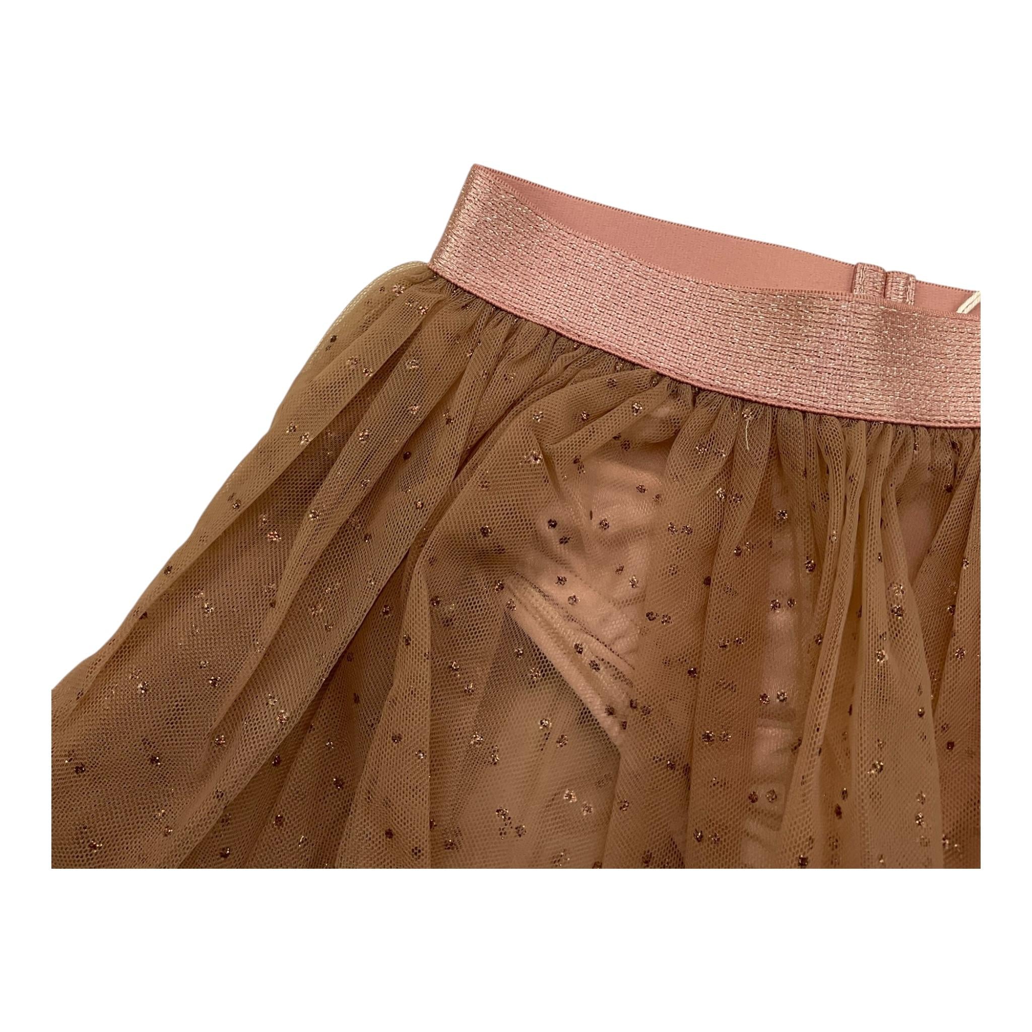 CAFFE' D'ORZO gonna tinta unita in tulle Rosa per Neonata ZV7001 ROSA CAFFE' D'ORZO 