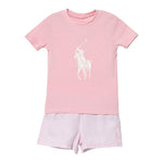 Ralph Lauren Completo 2 Pezzi Pigiama T-Shirt-Shorts  per Bambina 4P0038 ROSA RALPH LAUREN 