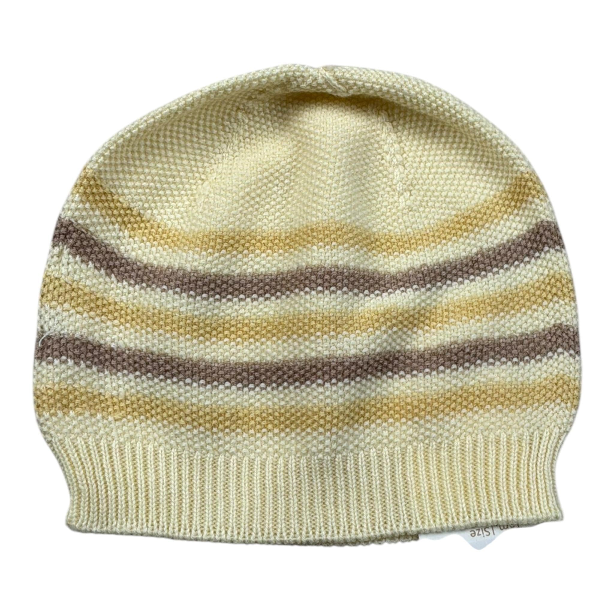 Wedoble Cappello Tinta Unita Fantasia A Righe per Neonato V2507307A GIALLO WEDOBLE 