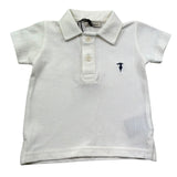 Trussardi Polo Mezza Manica Tinta Unita per Neonato TIP26096PO BIANCO TRUSSARDI 