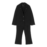 John Richmond Completo Giacca-Pantalone Tinta Unita Nero Per Bambina