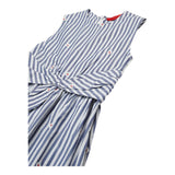 Max&Co. Abito Tinta Unita Giromanica Fantasia A Righe per Bambina MX0122 BIANCO MAX&Co. 