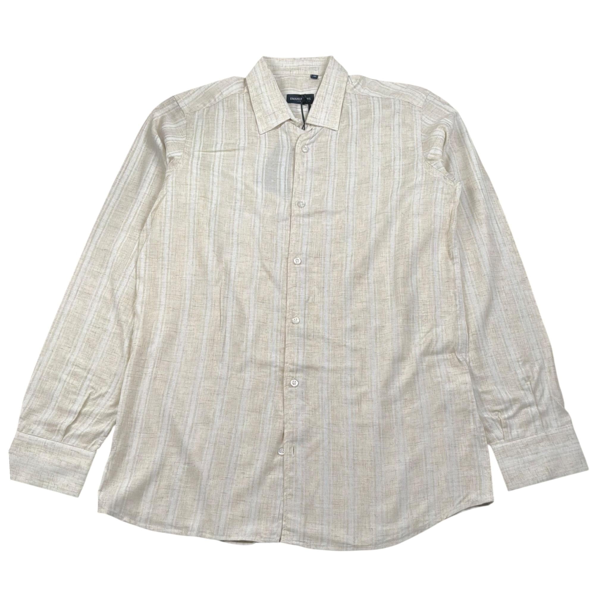 Emanuel Pris Camicia Tinta Unita per Bambino ECM4122R BEIGE EMANUEL PRIS 