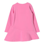 LIU JO abito modello felpa tinta unita con stampa Rosa per Bambina KF4023XXX ROSA LIU JO 