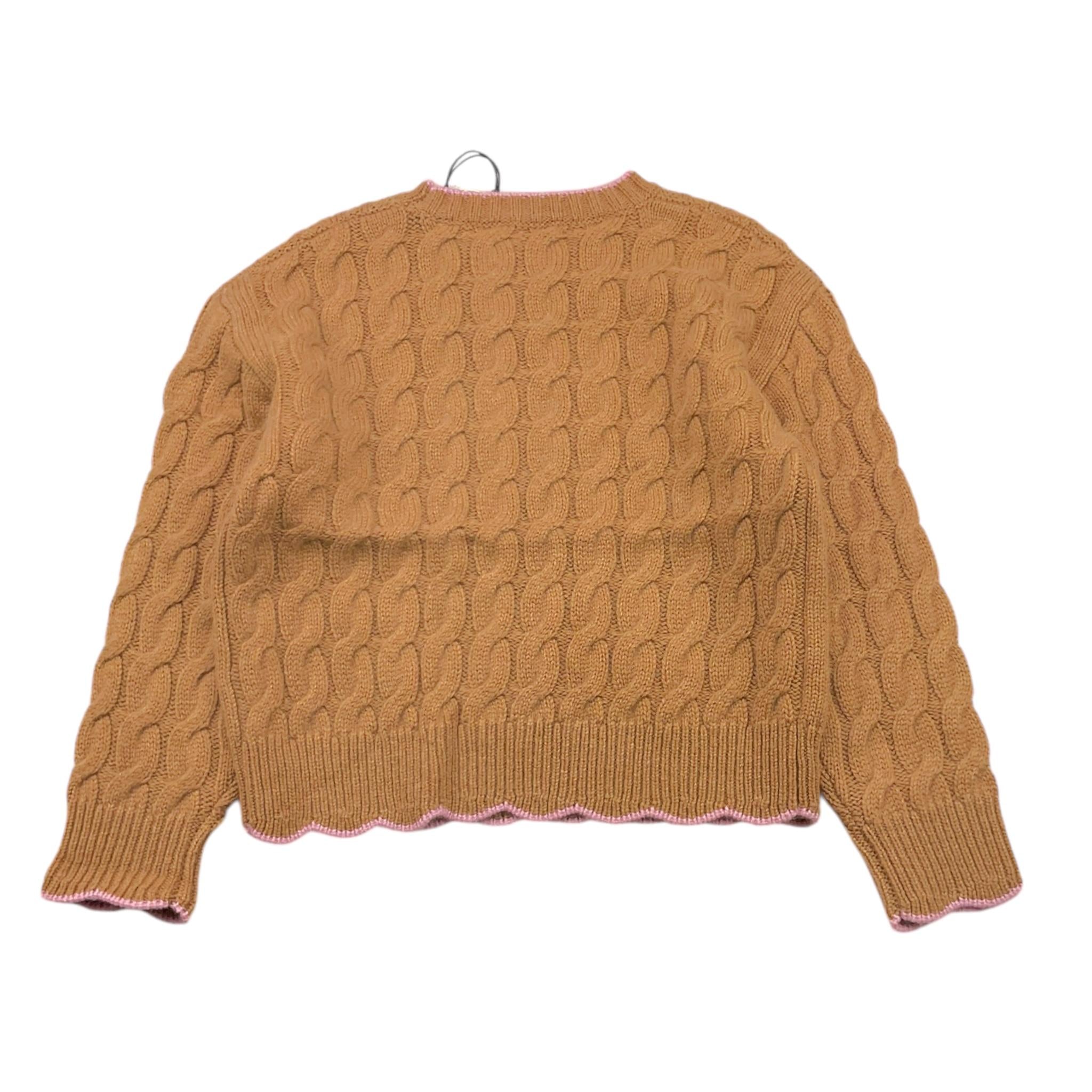 SAINT BARTH maglia tinta unita con stampa Biscotto per Bambina GET001 BISCOTTO SAINT BARTH 