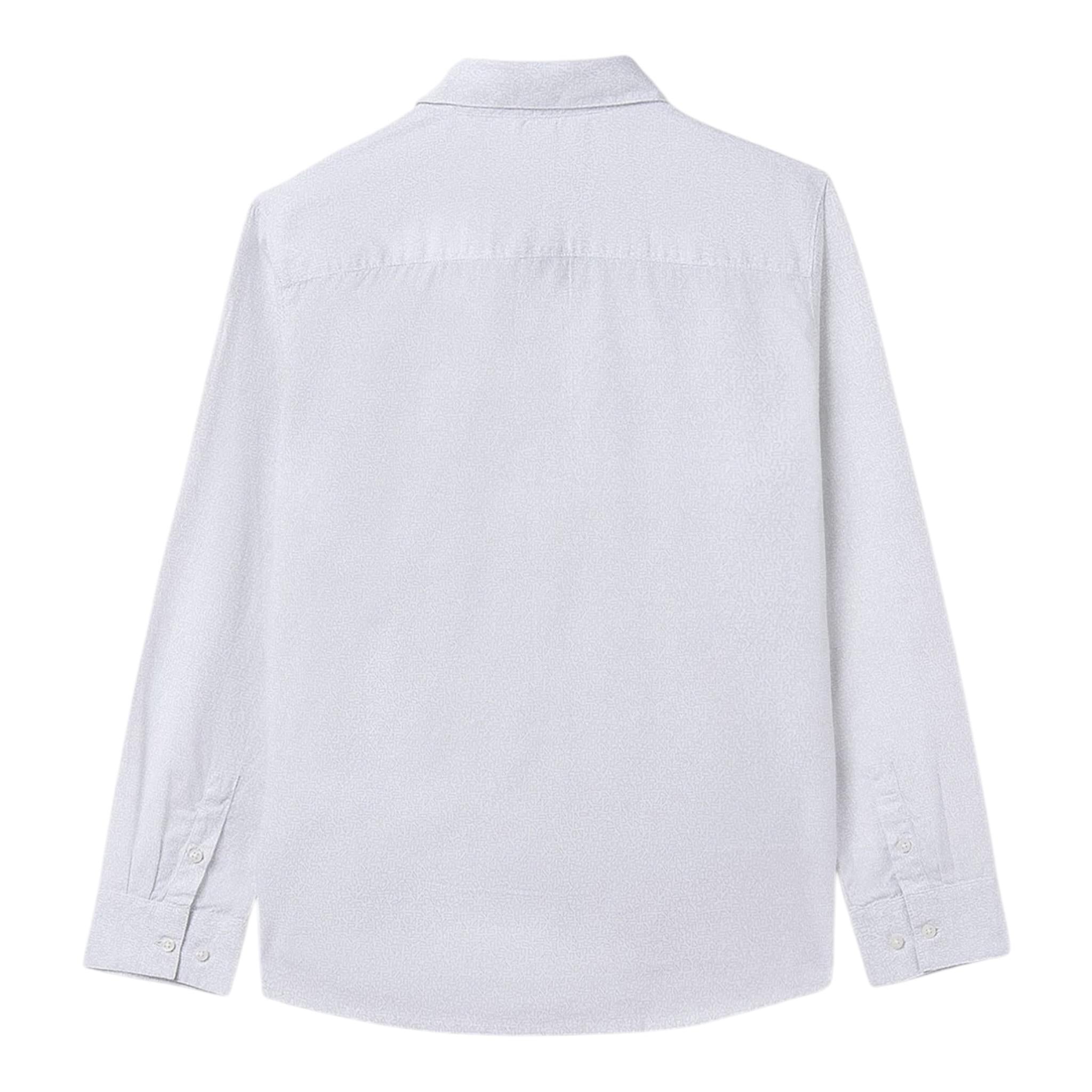 Mayoral Camicia Manica Lunga tinta unita Bianco/Verde per Bambino 6142 BIANCO/VERDE MAYORAL 