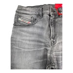 DIESEL jeans tinta unita con girovita regolabile Grigio per Bambino J00805 GRIGIO DIESEL 