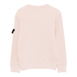 Stone Island Maglia Girocollo Tinta Unita con Logo per Bambino K1S166100006 ROSA STONE ISLAND 