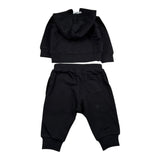 Moschino Completo 2 Pezzi Felpa-Pantalone per Neonato MUK05K NERO MOSCHINO 