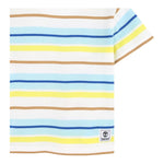 Timberland T-Shirt Tinta Unita con Fantasia A Righe per Bambino T60513 BIANCO TIMBERLAND 