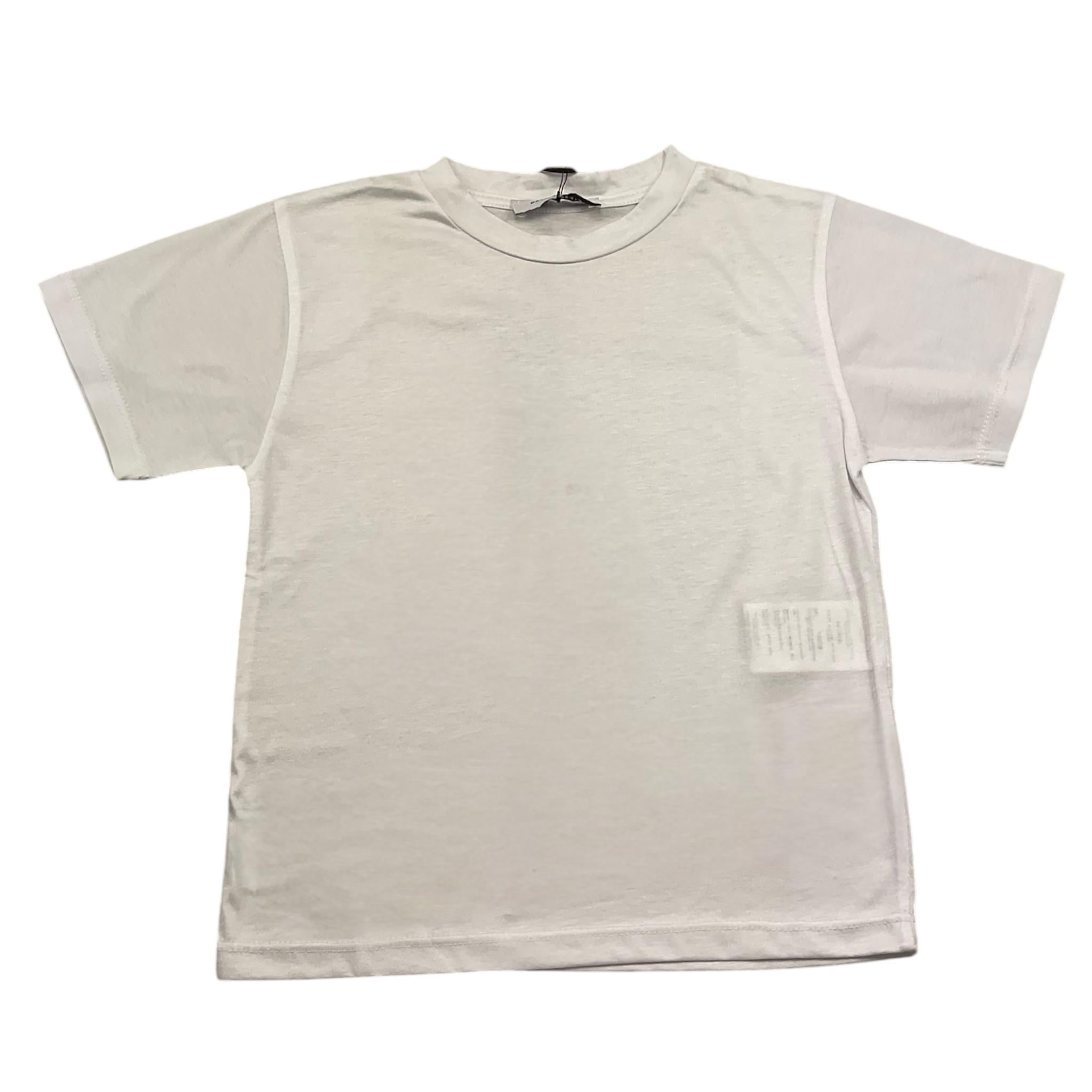 Paolo Pecora T-Shirt Girocollo Tinta Unita per Bambino PP3906 BIANCO PAOLO PECORA 