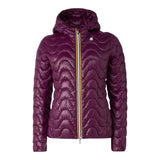 K-WAY giubbino tinta unita con cappuccio Viola per Bambina K8123RW VIOLA K-WAY 