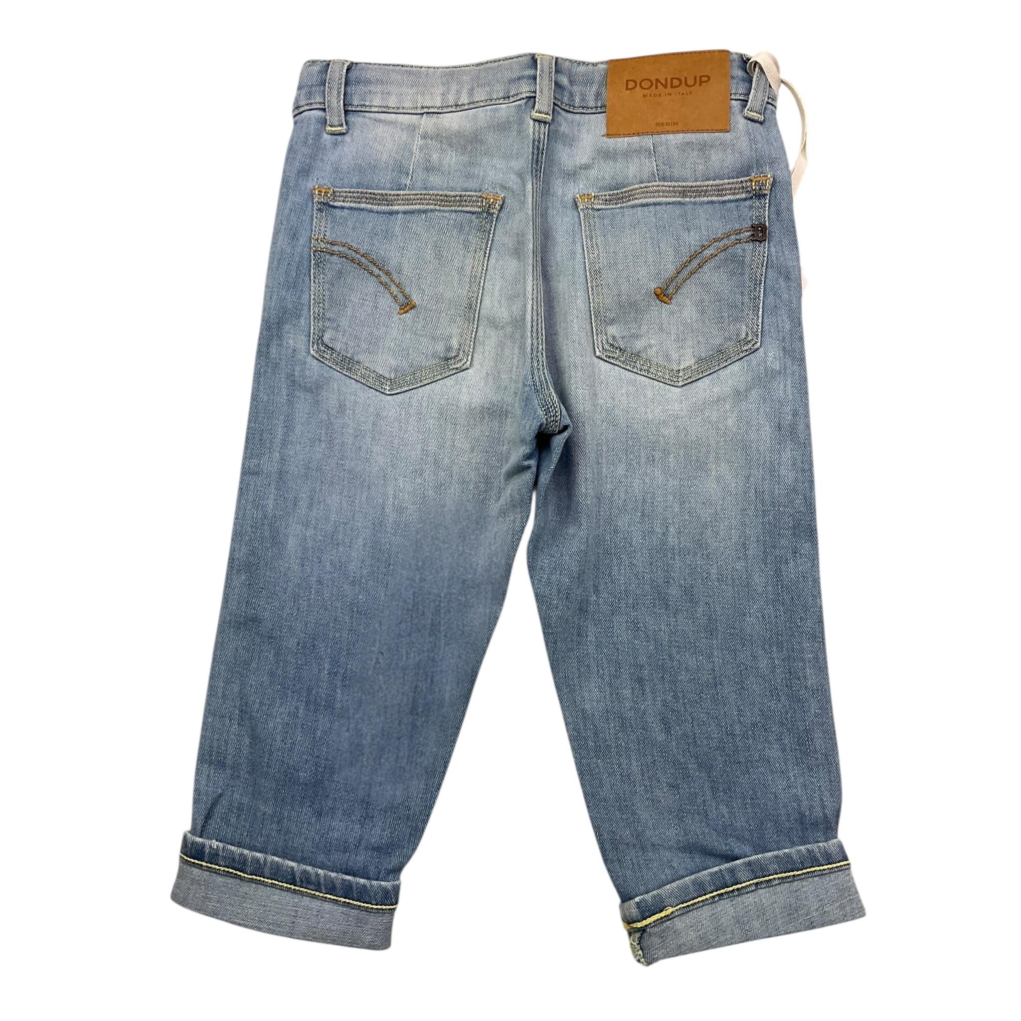 Dondup Jeans Tinta Unita con Tasche Americane per Bambino DMPA133 AZZURRO DONDUP 