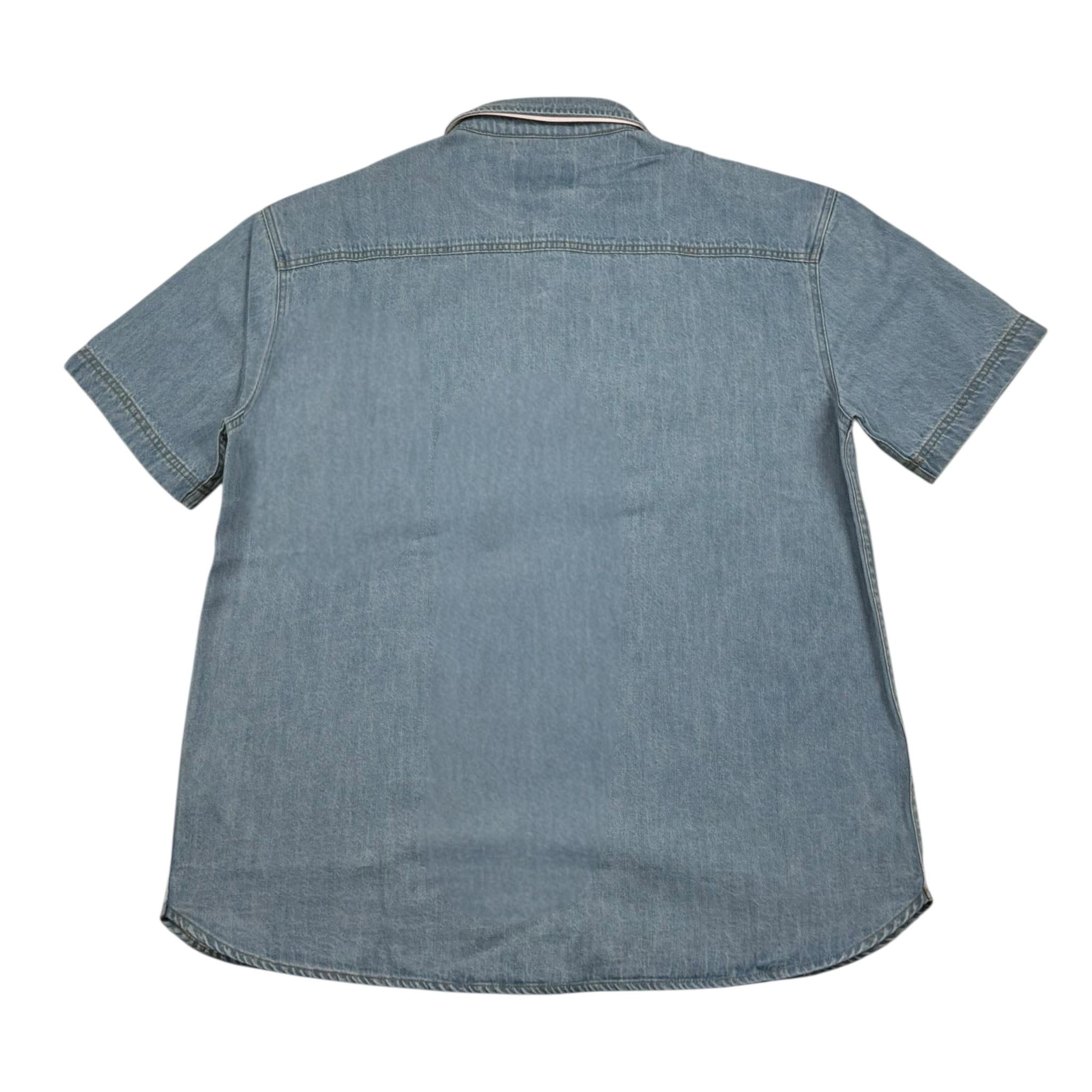 Refrigiwear Camicia Mezza Manica In Denim per Bambino 153SRMJS25 AZZURRO REFRIGIWEAR 