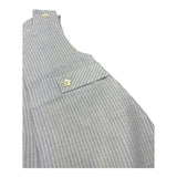 La Sartoria Dei Piccoli Pagliaccetto Tinta Unita con Fantasia A Righe per Neonata LPB9091 BIANCO LA SARTORIA DEI PICCOLI 