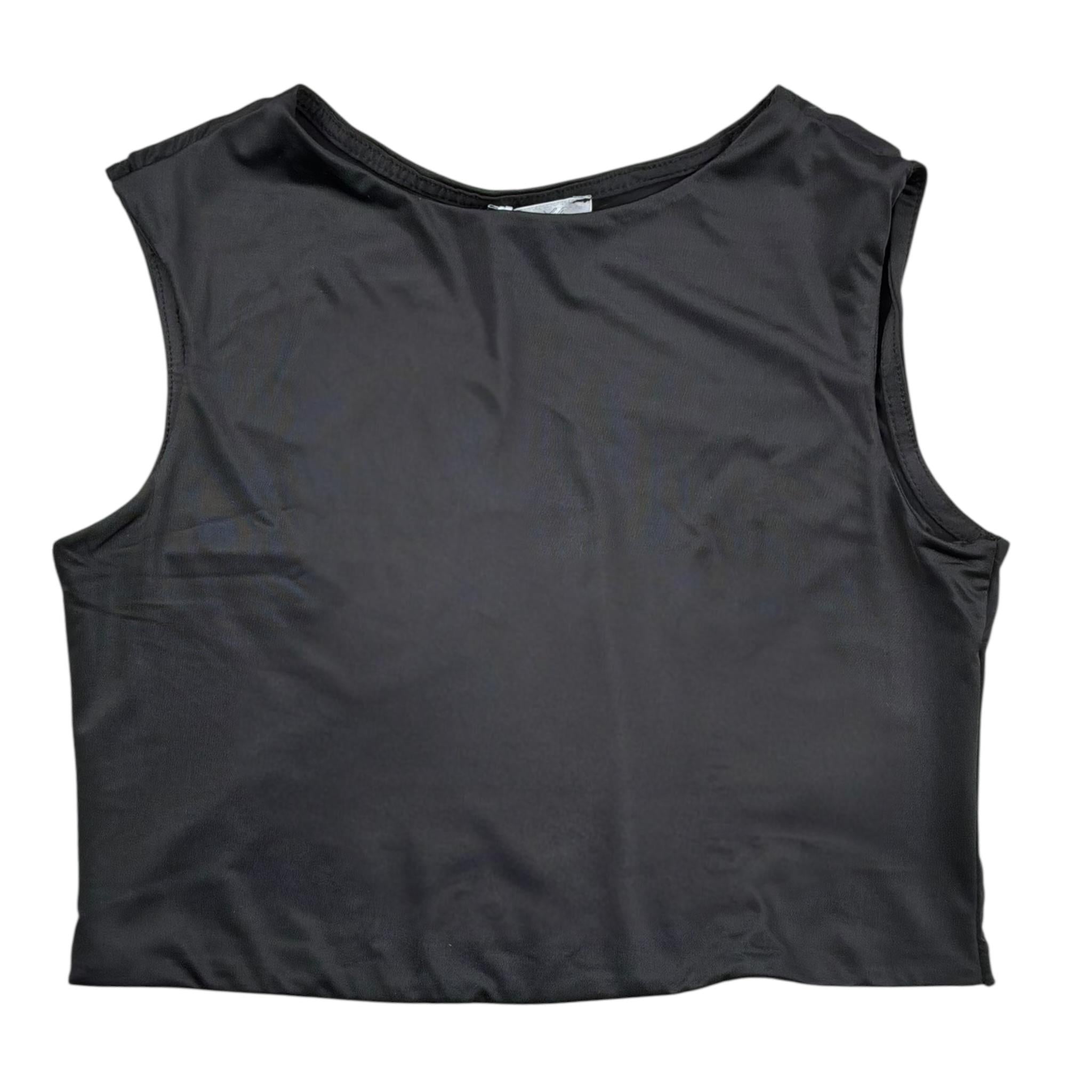 Lu Lu By Miss Grant Top Tinta Unita per Bambina LL3453 NERO LU LU BY MISS GRANT 