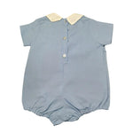 Seerose Pagliaccetto Tinta Unita con Colletto per Neonata 517 AZZURRO SEEROSE 