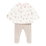 MAYORAL completo 2pz bicolore maglia-ghettina Bianco/rosa per Neonata 2506 BIANCO/ROSA MAYORAL 