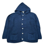 Magnificio di Verona Cardigan tinta unita con Cappuccio Cobalto per Bambino 015125 COBALTO MAGNIFICIO DI VERONA 