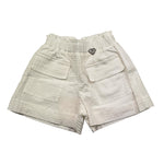 Liu Jo Short Tinta Unita con Elastico In Vita per Neonata KA5143N BIANCO LIU JO 