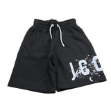 Icon Bermuda Tinta Unita con Stampa per Bambino IBSH00523 NERO ICON 