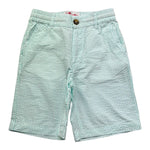 Saint Barth Bermuda Tinta Unita con Fantasia A Quadretti per Bambino 00865L BIANCO SAINT BARTH 