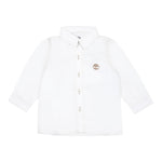 Timberland Camicia Manica Lunga Tinta Unita con Logo per Neonato T60488 BIANCO TIMBERLAND 