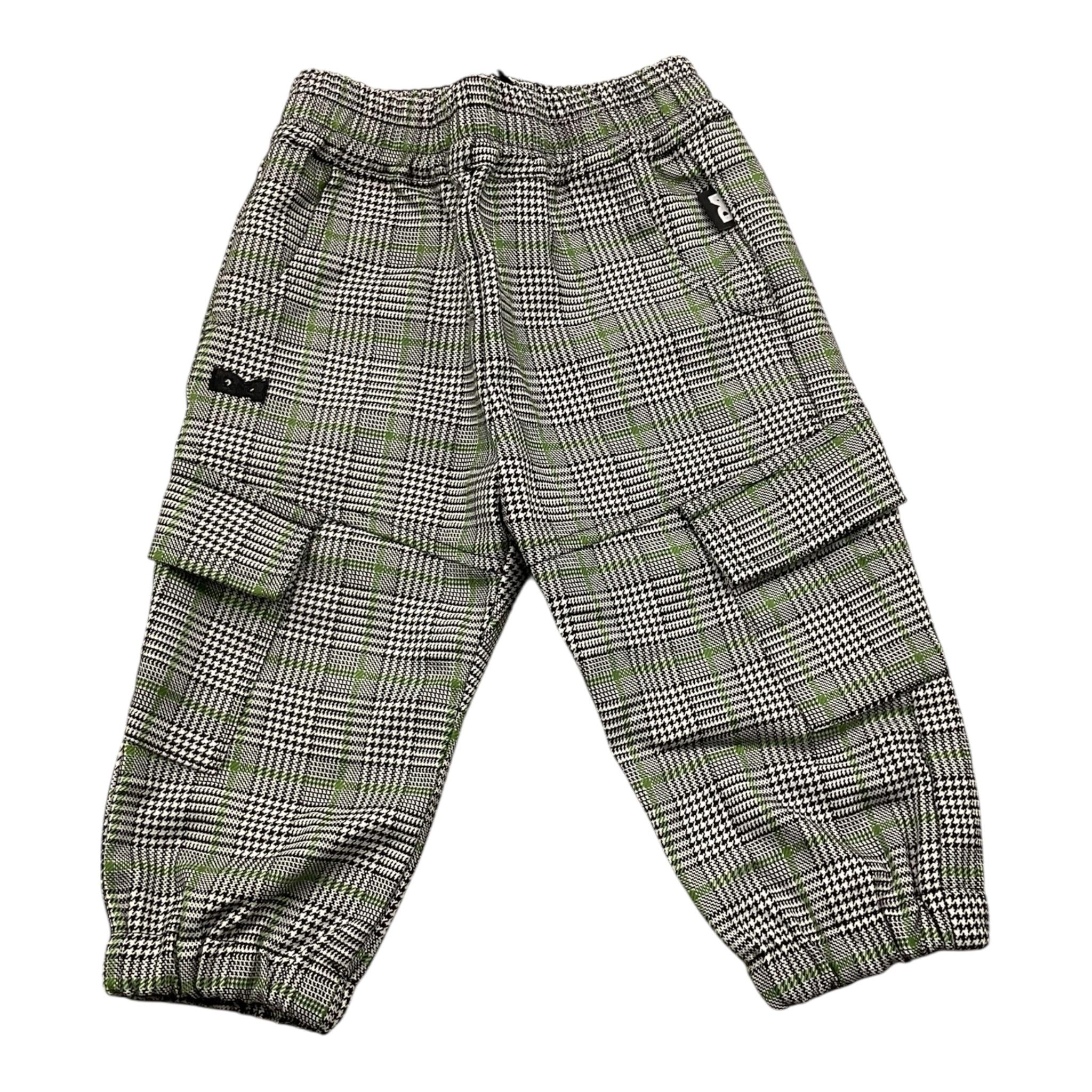 DANIELE ALESSANDRINI pantalone tinta unita con microfantasia Multicolor per Bambino 1291P00062JXX MULTICOLOR DANIELE ALESSANDRINI 