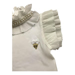 ANGEL'S FACE t-shirt girocollo tinta unita con perle Bianco per Bambina PEARLEE BIANCO ANGEL'S FACE 